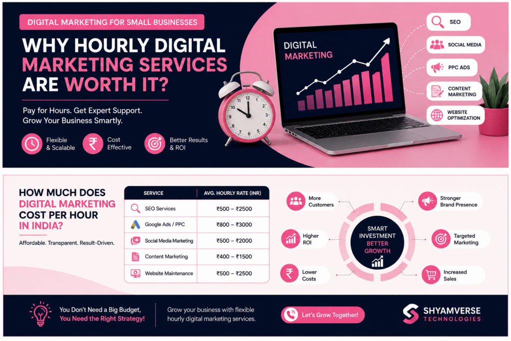 digital marketing services for small business on hourly basis