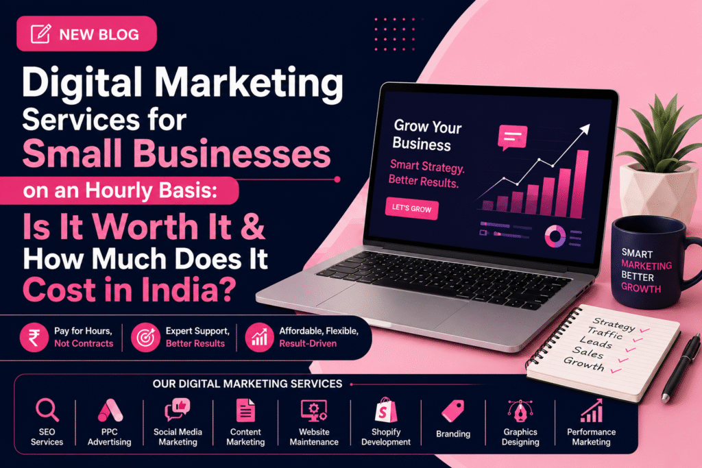 Digital Marketing Services for Small Businesses on an Hourly Basis: Is It Worth It & How Much Does It Cost in India?